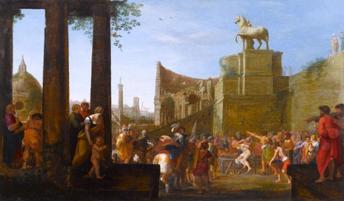 Cornelis van Poelenburch - The Martyrdom of Saint Lawrence | MasterArt
